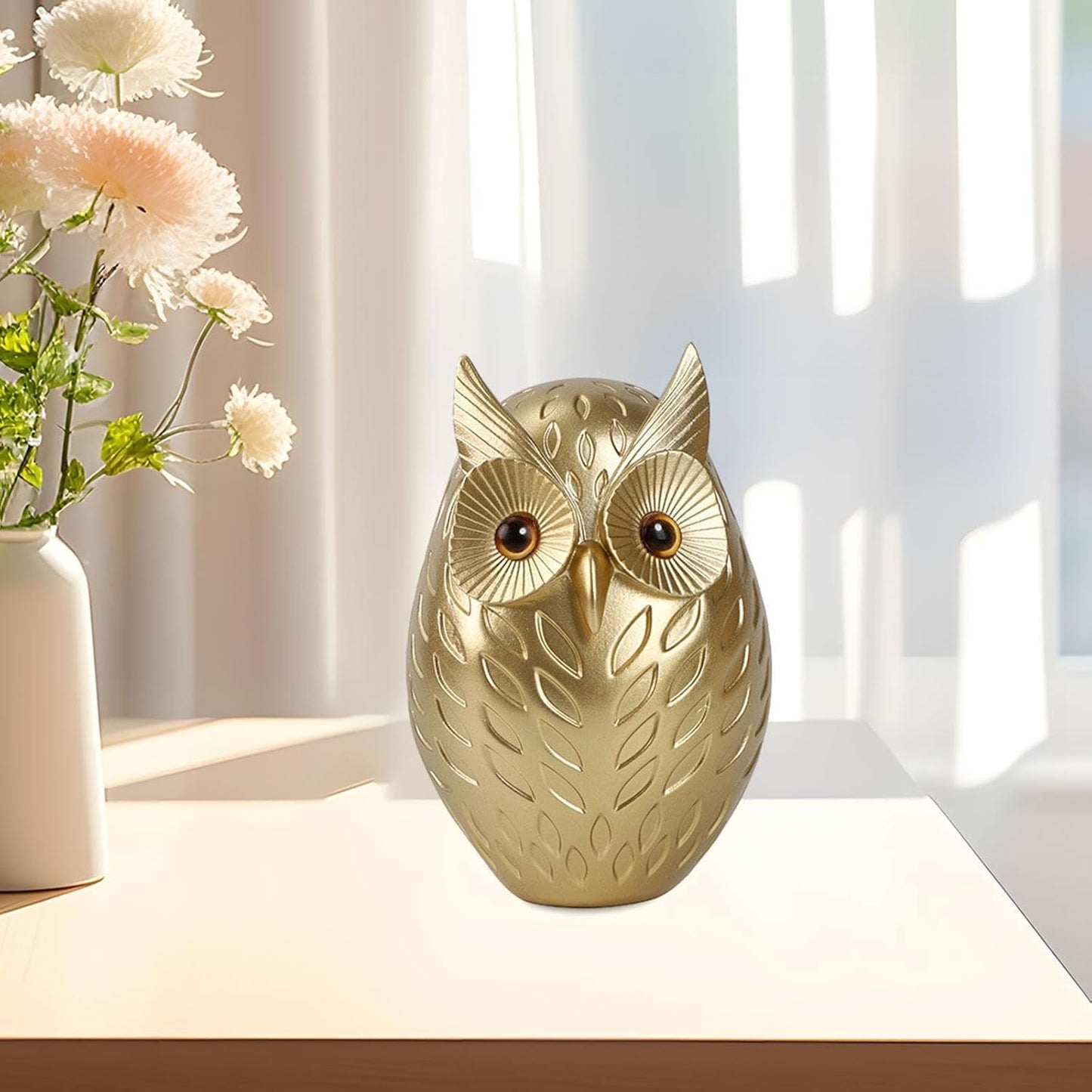 Luna™ | Uglefigur med Gullfarget Finish
