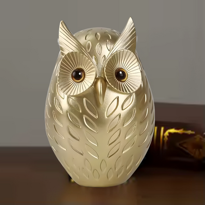 Luna™ | Uglefigur med Gullfarget Finish