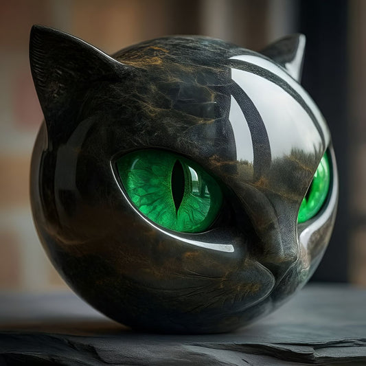 Freya™ | Skulptur av Svart Katt