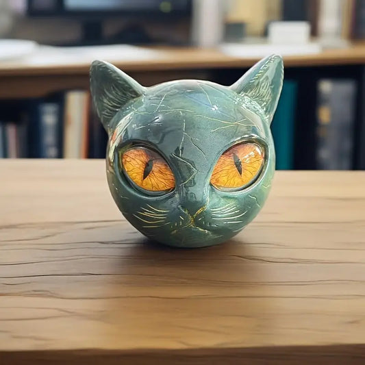 Lidunn™ | Skulptur av Svart Katt