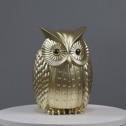 Luna™ | Uglefigur med Gullfarget Finish